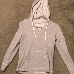 Nautica grey light weight hoodie
